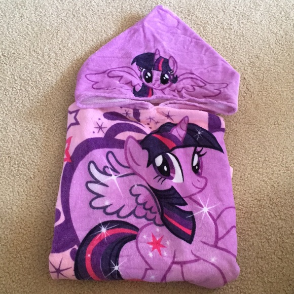 my little pony hooded towel